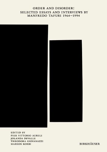 Cover image for Order and Disorder