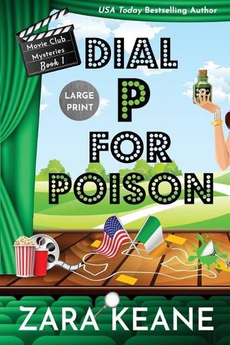 Cover image for Dial P For Poison (Movie Club Mysteries, Book 1): Large Print Edition