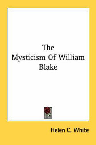 Cover image for The Mysticism of William Blake