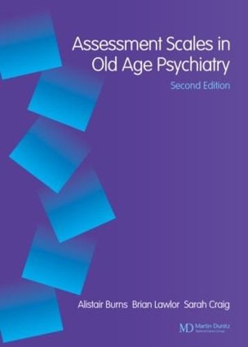 Cover image for Assessment Scales in Old Age Psychiatry