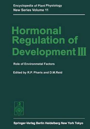 Hormonal Regulation of Development III: Role of Environmental Factors