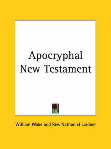 Cover image for Apocryphal New Testament