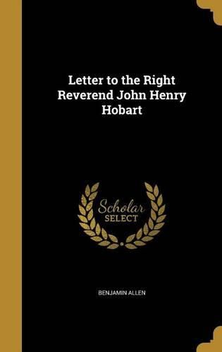 Cover image for Letter to the Right Reverend John Henry Hobart