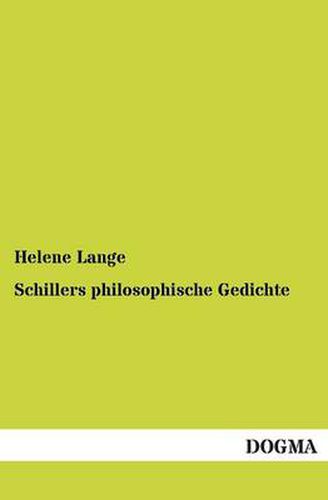 Cover image for Schillers Philosophische Gedichte