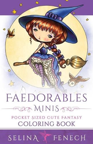 Cover image for Faedorables Minis - Pocket Sized Cute Fantasy Coloring Book