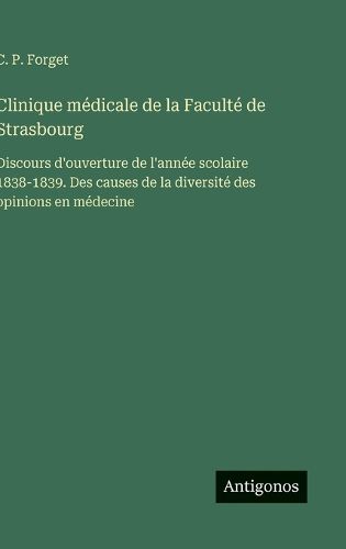 Cover image for Clinique medicale de la Faculte de Strasbourg