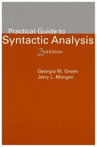 Cover image for Practical Guide to Syntactic Analysis, 2nd Edition