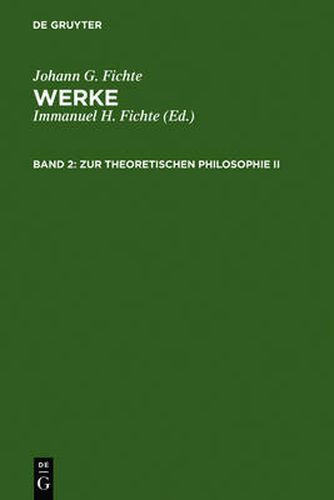 Zur Theoretischen Philosophie II