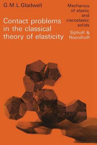 Cover image for Contact problems in the classical theory of elasticity