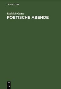 Cover image for Poetische Abende