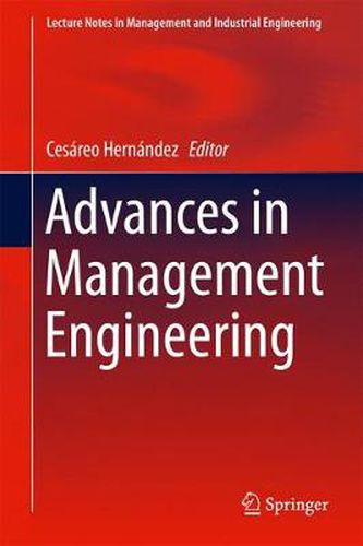 Cover image for Advances in Management Engineering