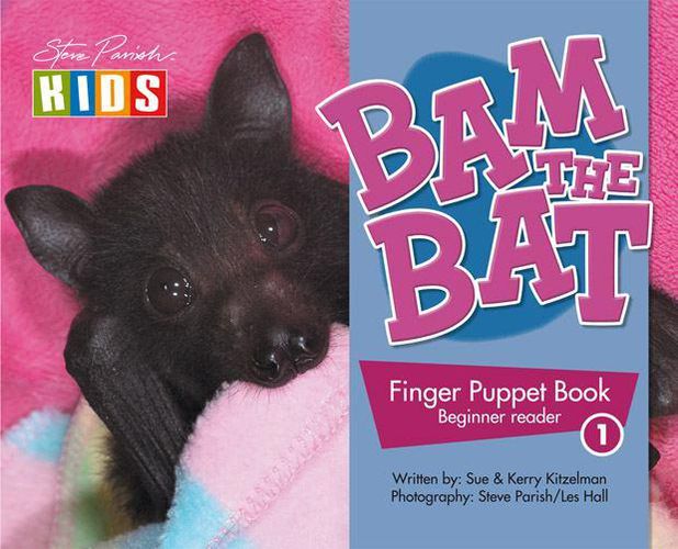 Finger Pup Book - Bam Bat