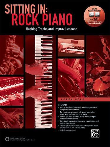 Cover image for Sitting In: Rock Piano