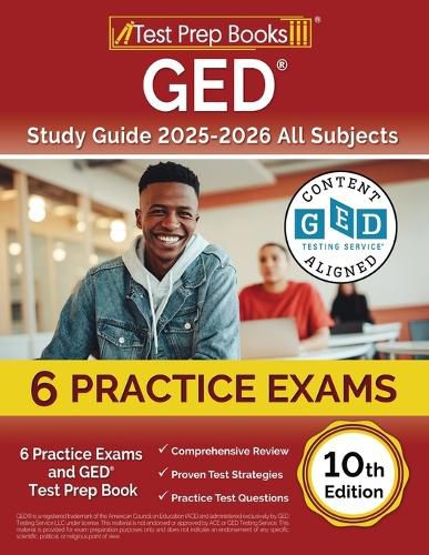 Cover image for GED Study Guide 2025-2026 All Subjects