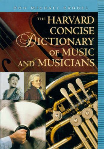 Cover image for The Harvard Concise Dictionary of Music and Musicians