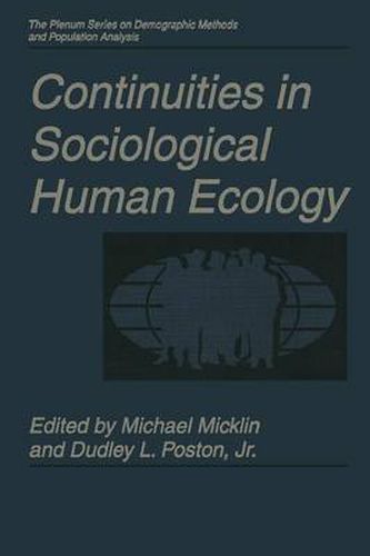 Cover image for Continuities in Sociological Human Ecology