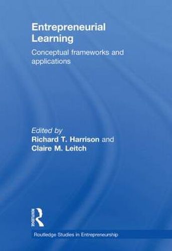 Cover image for Entrepreneurial Learning: Conceptual Frameworks and Applications