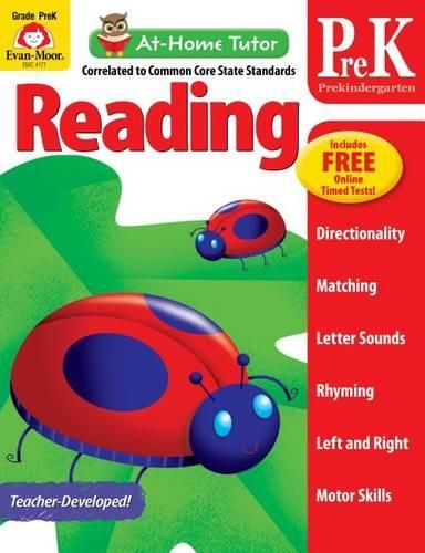 Cover image for At-Home Tutor: Reading & Language, Prek Workbook