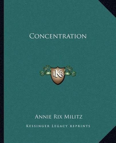 Cover image for Concentration