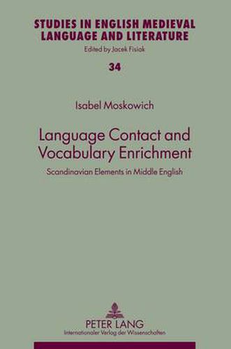 Cover image for Language Contact and Vocabulary Enrichment: Scandinavian Elements in Middle English