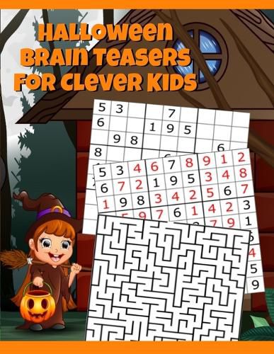 Cover image for Halloween Brain Teasers For Clever Kids