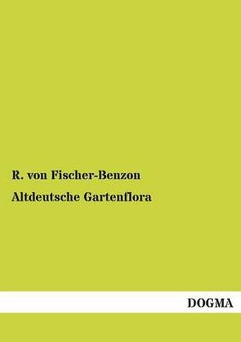 Cover image for Altdeutsche Gartenflora