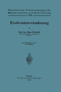 Cover image for Evolventenverzahnung: 1. Heft