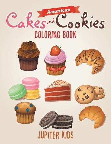 Cover image for American Cakes and Cookies Coloring Book