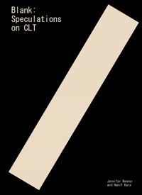 Cover image for Blank: Speculations on CLT