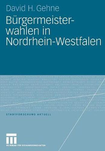 Cover image for Burgermeisterwahlen in Nordrhein-Westfalen
