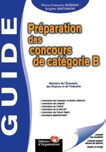 Cover image for Preparation des concours de categorie B
