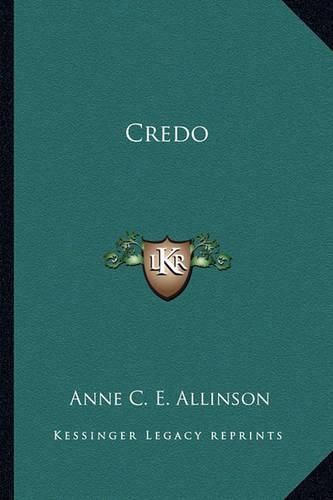 Cover image for Credo