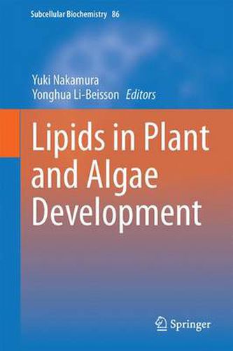 Cover image for Lipids in Plant and Algae Development