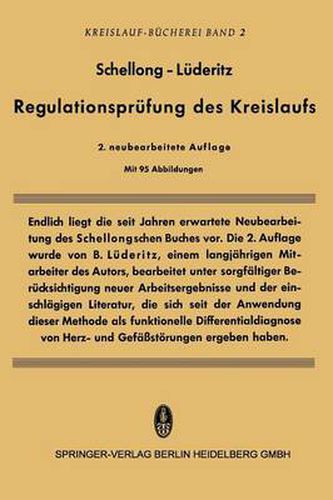 Cover image for Regulationsprufung des Kreislaufs: Funktionelle Differentialdiagnose von Herz- und Gefassstoerungen