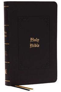 Cover image for KJV, Personal Size Large Print Reference Bible, Vintage Series, Leathersoft, Black, Red Letter, Comfort Print: Holy Bible, King James Version