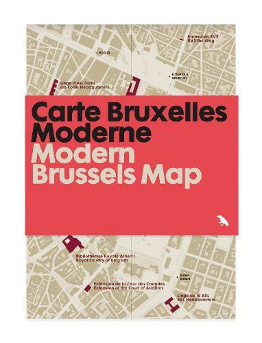 Cover image for Modern Brussels Map / Carte Bruxelles Moderne