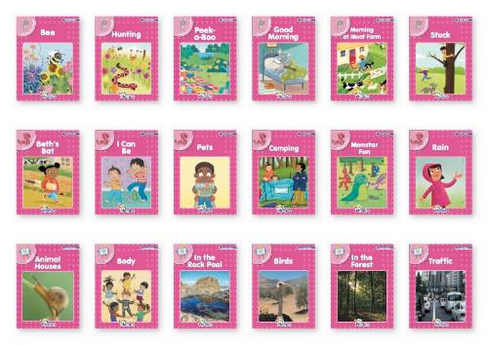 Cover image for Jolly Phonics Pink Readers Complete Set