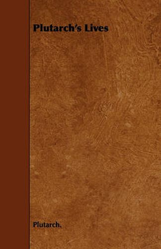 Cover image for Plutarch's Lives