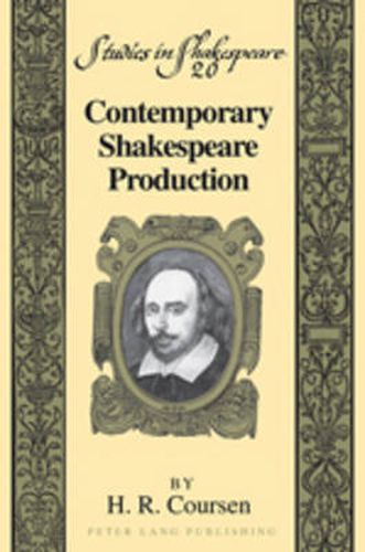 Cover image for Contemporary Shakespeare Production