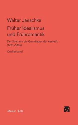 Cover image for Fruher Idealismus und Fruhromantik