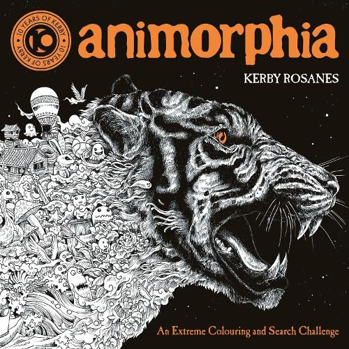 Cover image for Animorphia: An Extreme Colouring and Search Challenge