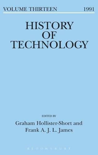 Cover image for History of Technology Volume 13