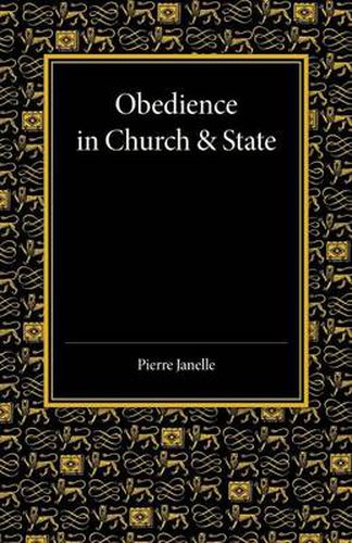 Cover image for Obedience in Church and State: Three Political Tracts