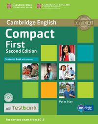 Cover image for Compact First Student's Book with Answers with CD-ROM with Testbank