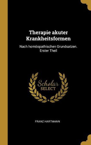 Cover image for Therapie akuter Krankheitsformen