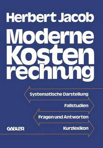 Cover image for Moderne Kostenrechnung