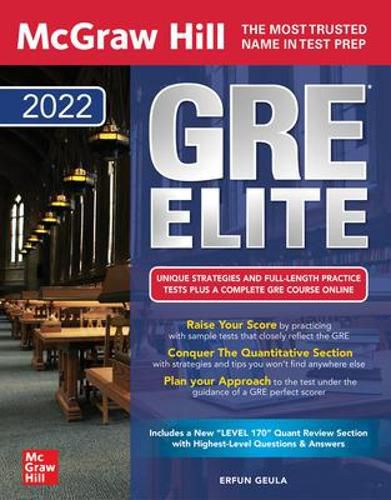 Cover image for McGraw Hill GRE Elite 2022