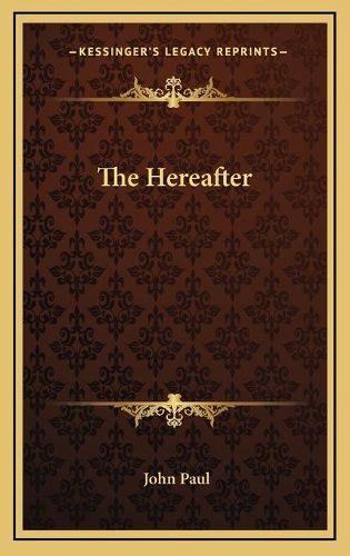 Cover image for The Hereafter