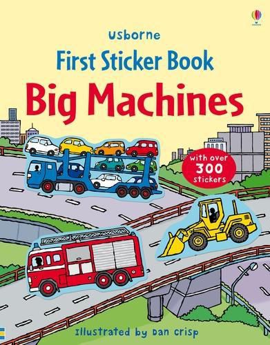 Cover image for First Sticker Book Big Machines