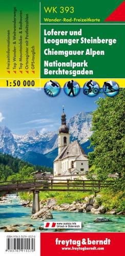 Cover image for Loferer and Leoganger Steinberge - Chiemgau Alps - National Park Berchtesgaden Hiking + Leisure Map 1:50 000